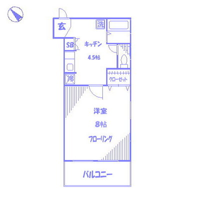 東京都文京区千石４丁目 賃貸マンション 1K