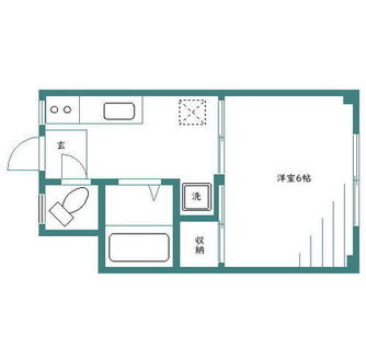 東京都豊島区北大塚１丁目 賃貸マンション 1K