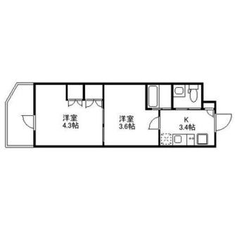 東京都豊島区巣鴨１丁目 賃貸マンション 2K