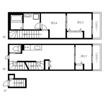 東京都豊島区南大塚１丁目 賃貸マンション 3DK
